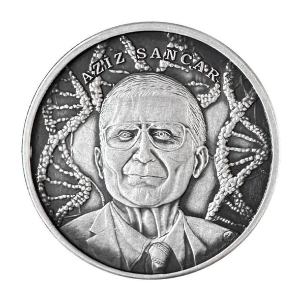 AgaKulche Aziz Sancar Gümüş Sikke Coin ürün görseli 1
