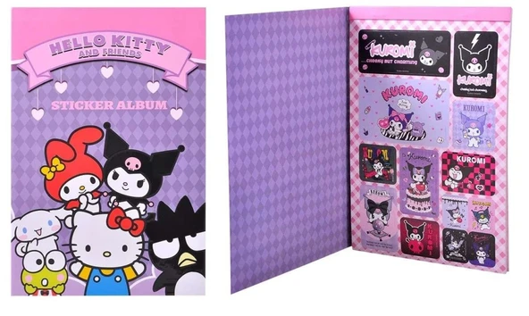 Kuromi Sticker Defteri ürün görseli 1