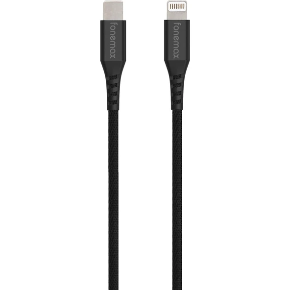Fonemax Ultra Toughness USB-C to Lightning USB Şarj ve Data Kablosu ürün görseli 1