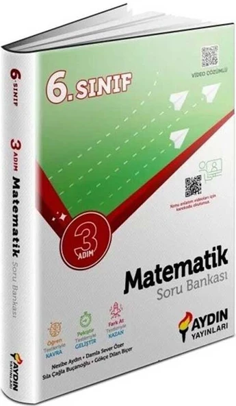 6. Sınıf Matematik Üç Adım Soru Bankası Aydın Yayınları ürün görseli 1