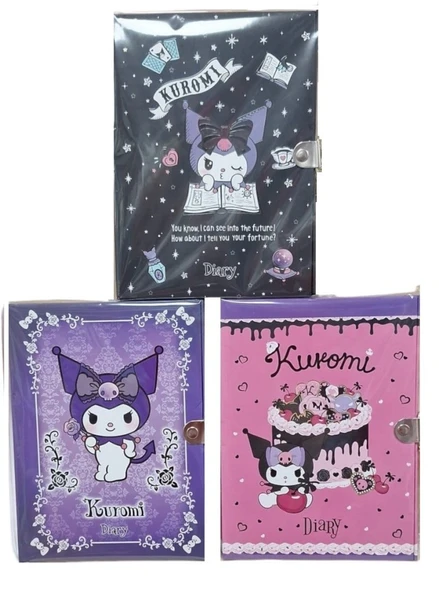 Kuromi Kilitli Hatıra Defteri ürün görseli 1