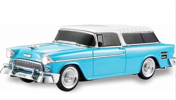 Klasik Araba Mavi WS-1955 Bluetooth Hoparlör Sesin Gücüyle Tanışın! ürün görseli 1