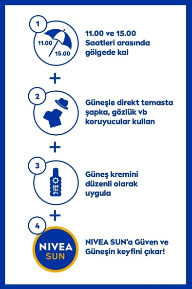 Nivea Koruma & Nem 200 ml 50 Faktör Sprey Güneş Kremi ürün görseli 1