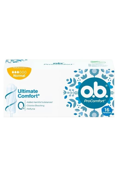 o.b ProComfort Normal 16'lı Tampon - Resim 7