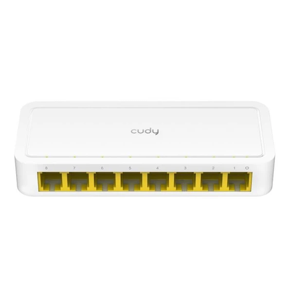 Cudy FS108D 8-Port 10/100 Mbps Desktop Switch ürün görseli 1