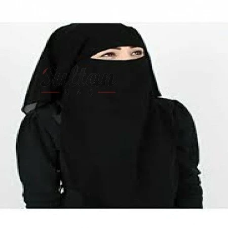 Peçe 3 Katlı Siyah ürün görseli 1