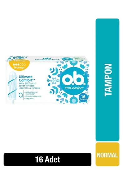 o.b ProComfort Normal 16'lı Tampon ürün görseli 1