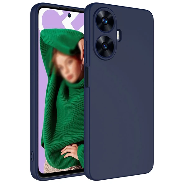 Realme C55 Kamera Korumali Mara Lansman Kapak - Resim 4