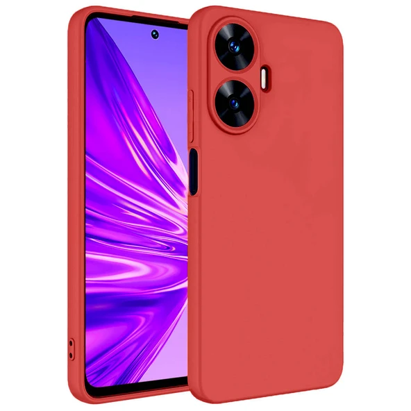 Realme C55 Kamera Korumali Mara Lansman Kapak - Resim 9
