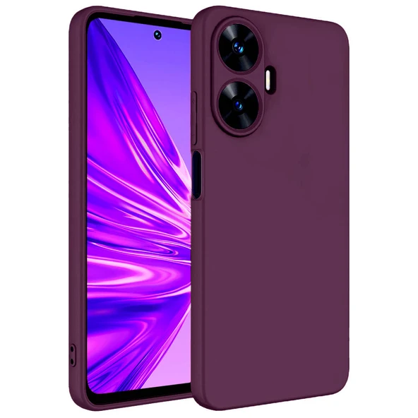 Realme C55 Kamera Korumali Mara Lansman Kapak - Resim 7
