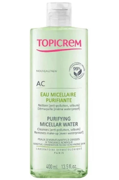 TOPICREM AC Control Purifying Micellar Water 400 ml ürün görseli 1