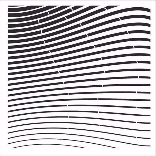 HD139 Home Dekor Stencil 45x45 ürün görseli 1