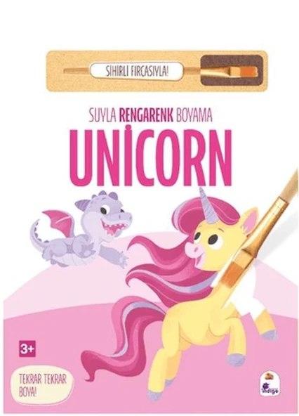 Suyla Rengarenk Boyama Unicorn Sihirli Fırçasıyla ürün görseli 1