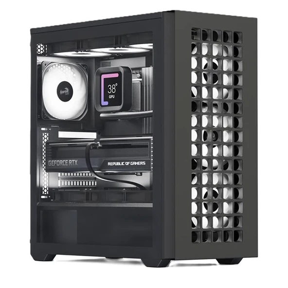 Aerocool D502A Type-C A-RGB ATX Siyah Psu yok ürün görseli 1