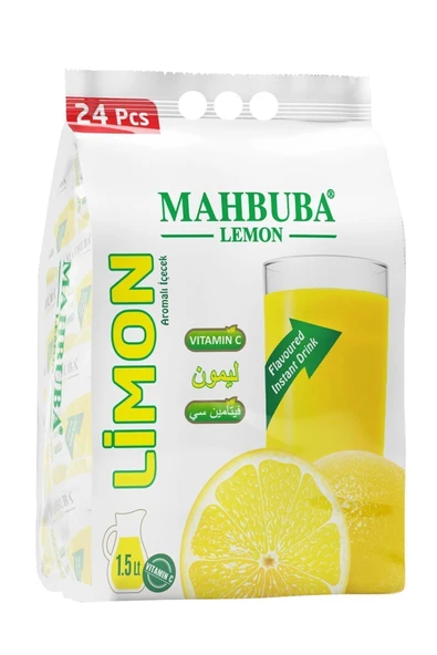 Mahbuba Limon Aromalı Soğuk Toz Içecek 24x11.2gr ürün görseli 1