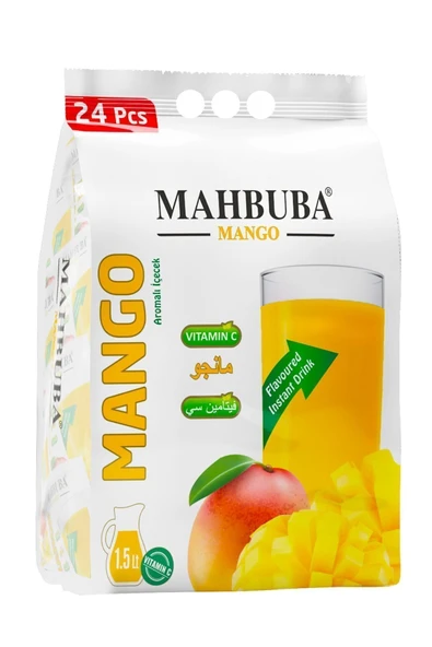 Mahbuba Mango Aromalı Soğuk Toz Içecek 24x11.2gr ürün görseli 1
