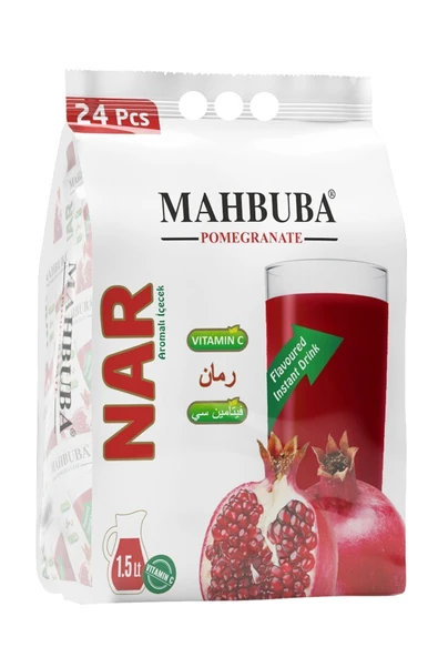 Mahbuba Nar Aromalı Soğuk Toz Içecek 24x11.2gr ürün görseli 1