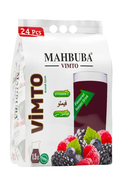 Mahbuba Vimto Orman Meyveli Aromalı Soğuk Toz Içecek 24x11.2gr ürün görseli 1