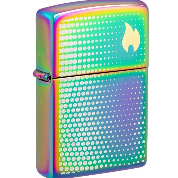 Zippo 46569-120467 Dots And Flame Design Çakmak ürün görseli 1