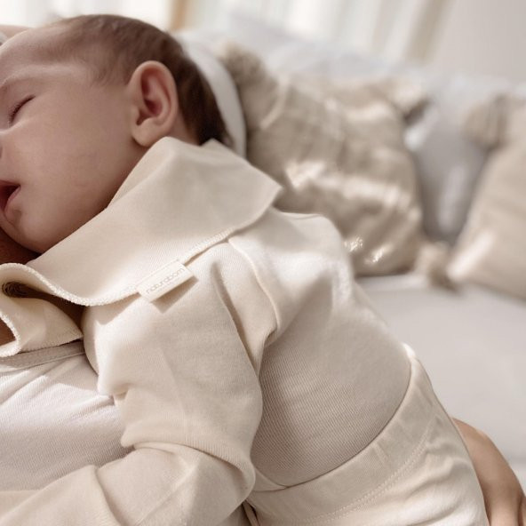 Naturaborn GOTS Organik Sertifikalı Bebek Fular Mama Önlüğü ürün görseli 1