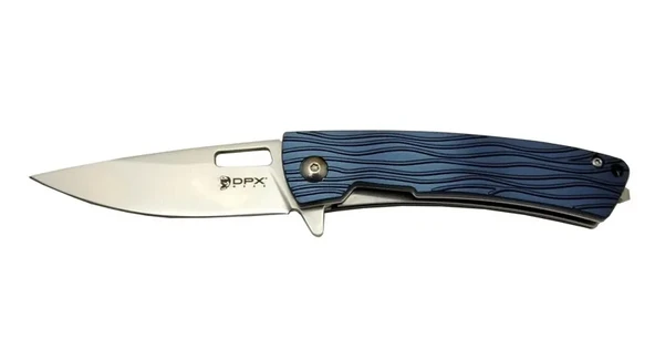 Dpx Gear Aculus F004 BL Mavi  Kurtarma / Kamp Çakı 18cm - Yarı Otomatik, Cam Kırma Aparatlı, Kemerlikli, Kutulu ürün görseli 1