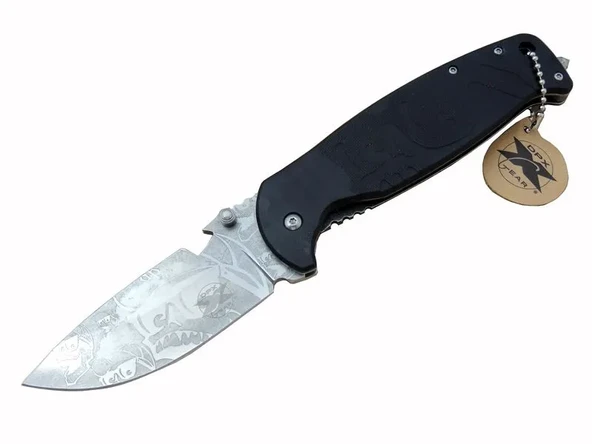 DPX Gear HST-1238 Desenli Outdoor Çakı 23,5 cm - Açacaklı, Cam Kırma Perçinli, Kılıflı ürün görseli 1