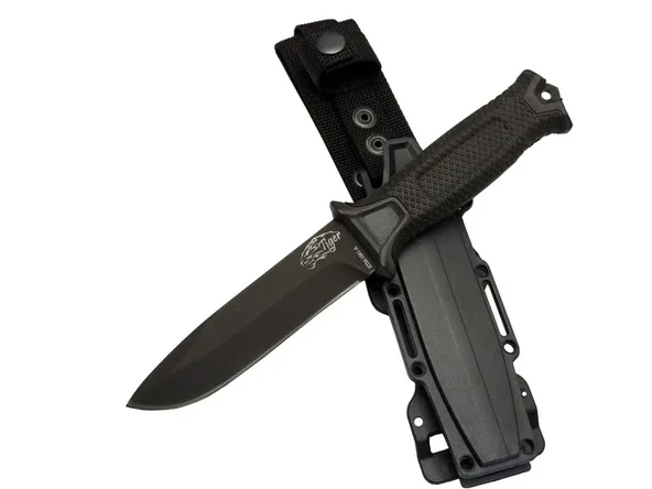 Tiger Tactical HTM 1041 A Siyah Outdoor / Survival Bıçak 27cm - Kauçuk Sap, Kılıflı, Kutulu ürün görseli 1