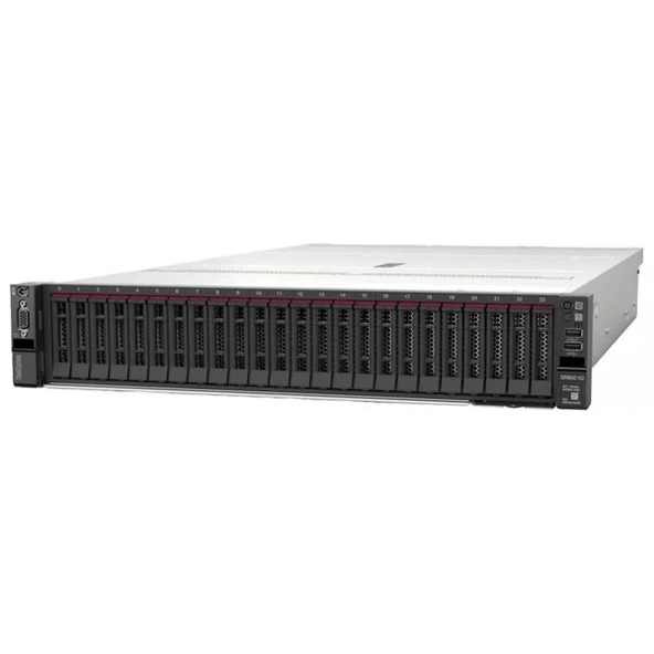 LENOVO THINKSYSTEM SR650 v3 7D76A065EA XEON SILVER 4510-32GB RAM-9350-8i-1100W TITANIUM 2U RACK SUNUCU ürün görseli 1
