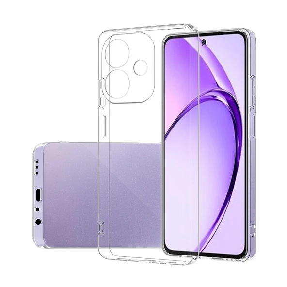 Oppo A3 Kılıf Kılıf Kamera Korumali Süper Silikon Kapak ürün görseli 1