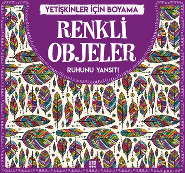 Renkli Objeler - Yetişkinler İçin Boyama ürün görseli 1