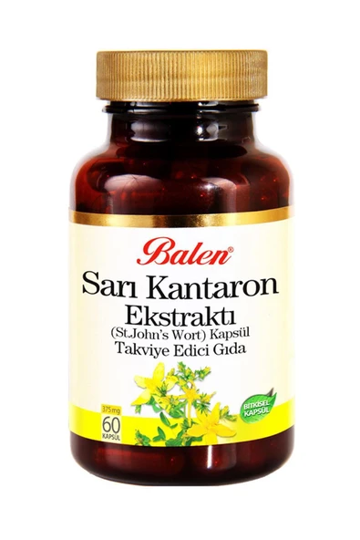 Balen Sarı Kantaron Ekstraktı St. John's Wort 375 mg 60 Kapsül ürün görseli 1