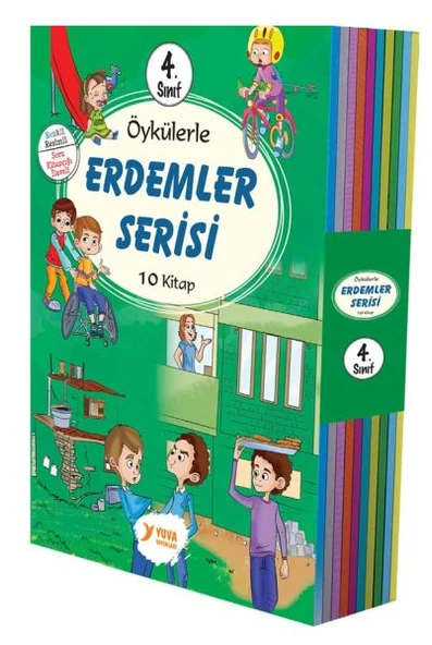 Öykülerle Erdemler Serisi 4.Sınıflar 10 Kitap - Resim 3