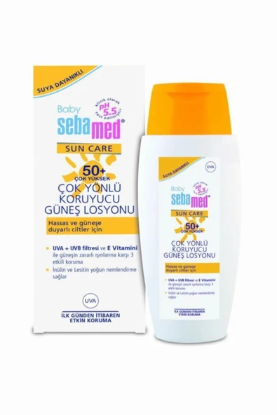 Sebamed Sun Bebe 50+ Güneş Losyonu 150 ml ürün görseli 1