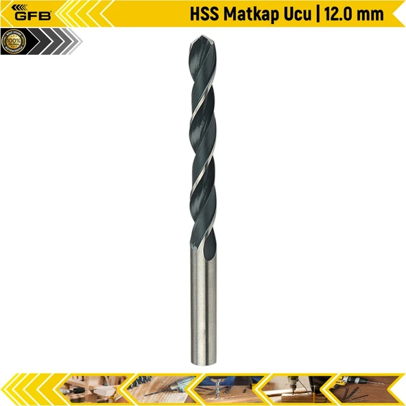 Gfb Hss Matkap Ucu | 12.0 Mm | 1 Adet ürün görseli 1