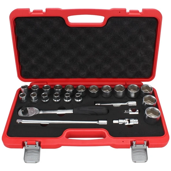 İzeltaş 1113002024 1/2'' Lokma Anahtar Takımı 24 Parça ürün görseli 1