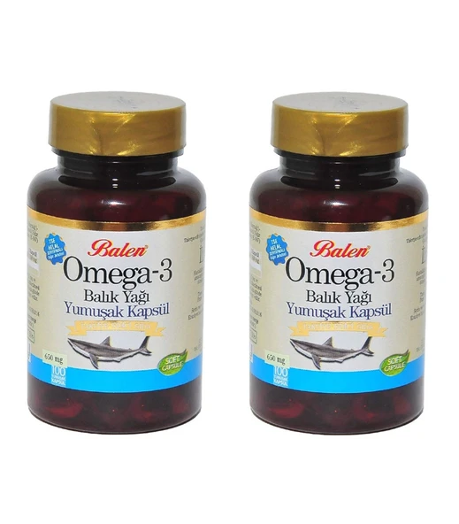 Balen Omega 3 650 mg 100 Kapsül 2'li ürün görseli 1