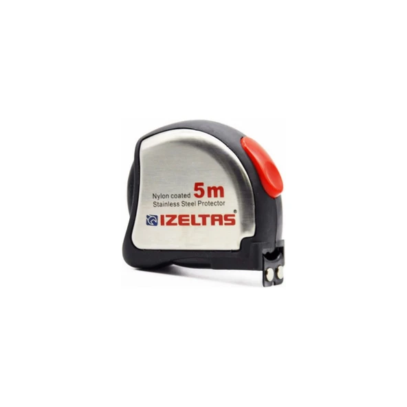 İzeltaş 5 Mt. Crom Stoplu Şerit Metre 0588150015 ürün görseli 1