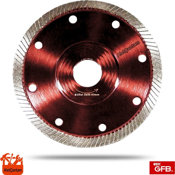 Gfb Elmas Seramik Granit Testere 115 Mm İnce Çapaksız Kesim ürün görseli 1