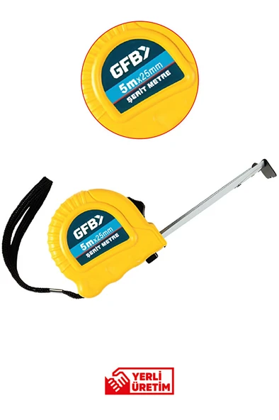 Gfb Şerit Metre 8Mt X 25 Mm - 12 Adet - Resim 5
