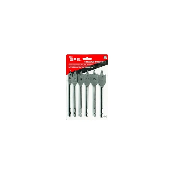Gfb Yaprak 6 Parçalı Set 12-16-18-20-22-24 Mm Matkap Ucu ürün görseli 1