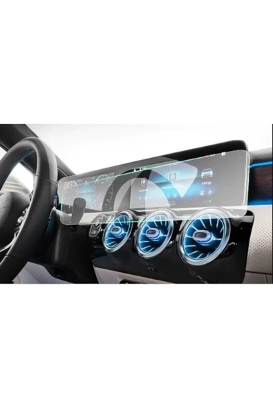 Mercedes GLA 200 2021-2023 Navigasyon Bilgi Ekranı Ve Dijital Gösterge Ekran Nano Koruyucu Film ürün görseli 1