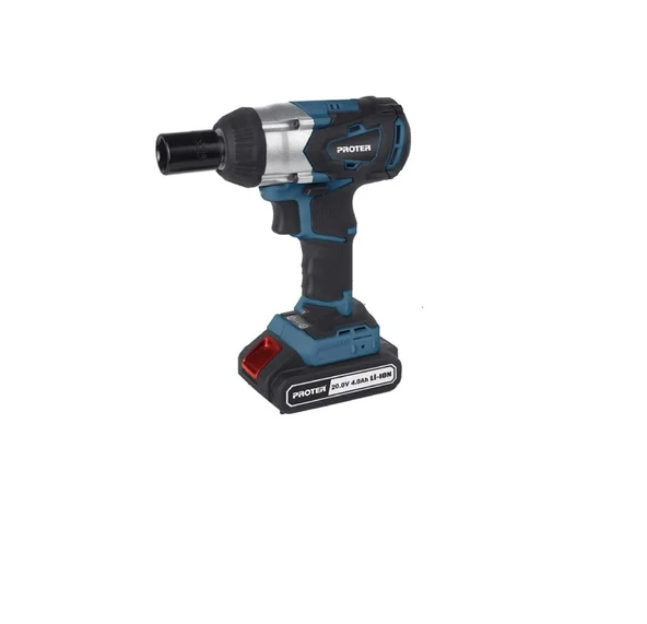 Proter Pst 460 Ws Kömürsüz Darbeli Şarjlı Somun Sıkma 20 V 4.0 Ah ürün görseli 1