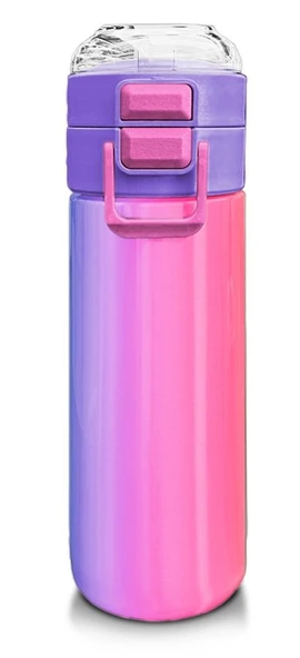 Coral High Kız Çocuk 500 ml Okul ve Günlük Paslanmaz Çelik Termos - Renk Geçişli - Sızdırmaz ürün görseli 1
