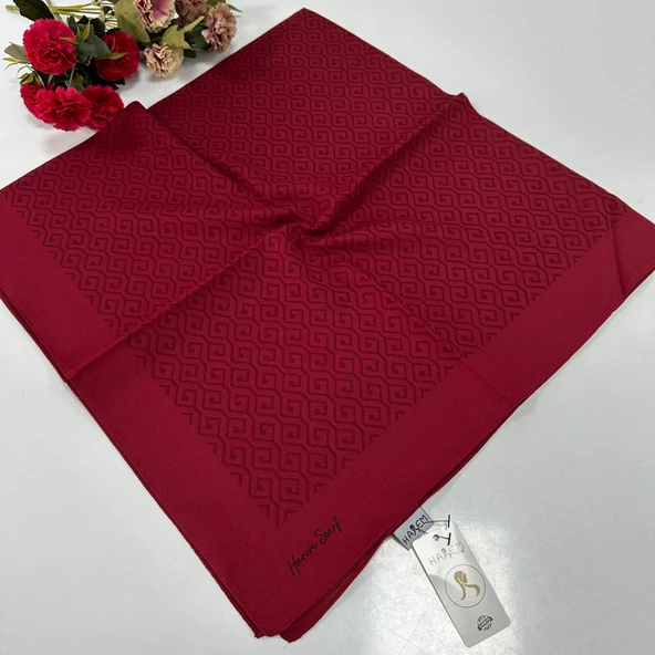 Harem Stella Eşarp Bordo VHC0303 ürün görseli 1