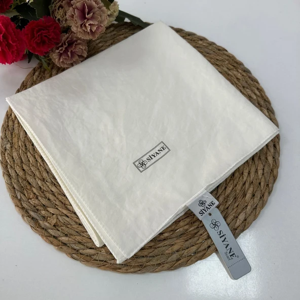 Siyane Vual Eşarp Krem DVS01025 ürün görseli 1