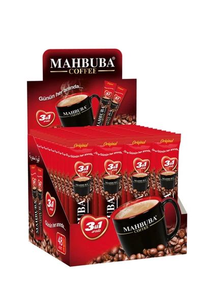 Mahbuba 3ü1 Arada Hazır Kahve 48x18gr ürün görseli 1