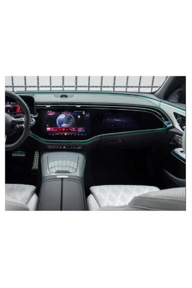 Mercedes E180 Uyumlu Multimedya Ve Yolcu Ekranı 9H Nano Ekran Koruyucu ürün görseli 1