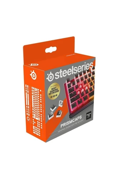 SteelSeries PrismCaps UK Siyah Tuş Takımı Outlet ürün görseli 1