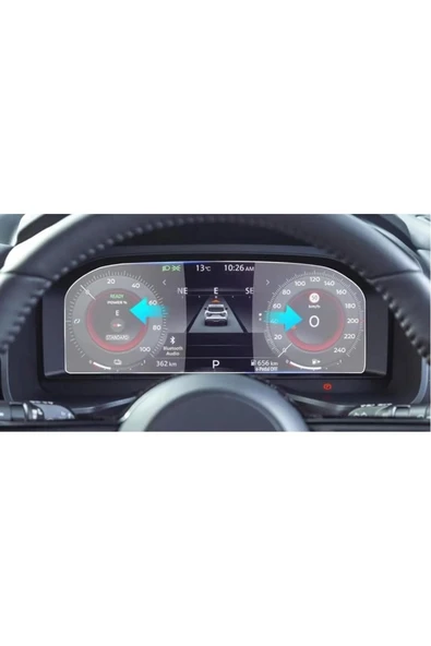 Nissan X-Trail 2024 Uyumlu Dijital Gösterge 9H Nano Ekran Koruyucu ürün görseli 1