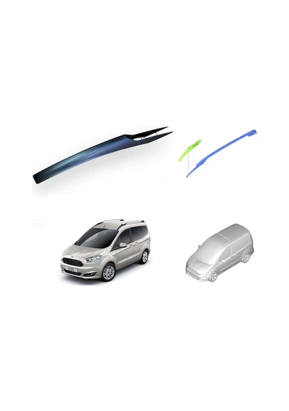 Ford Courıer Tavan Çıta Başlık Plastiği Ön Sol  2014- ürün görseli 1